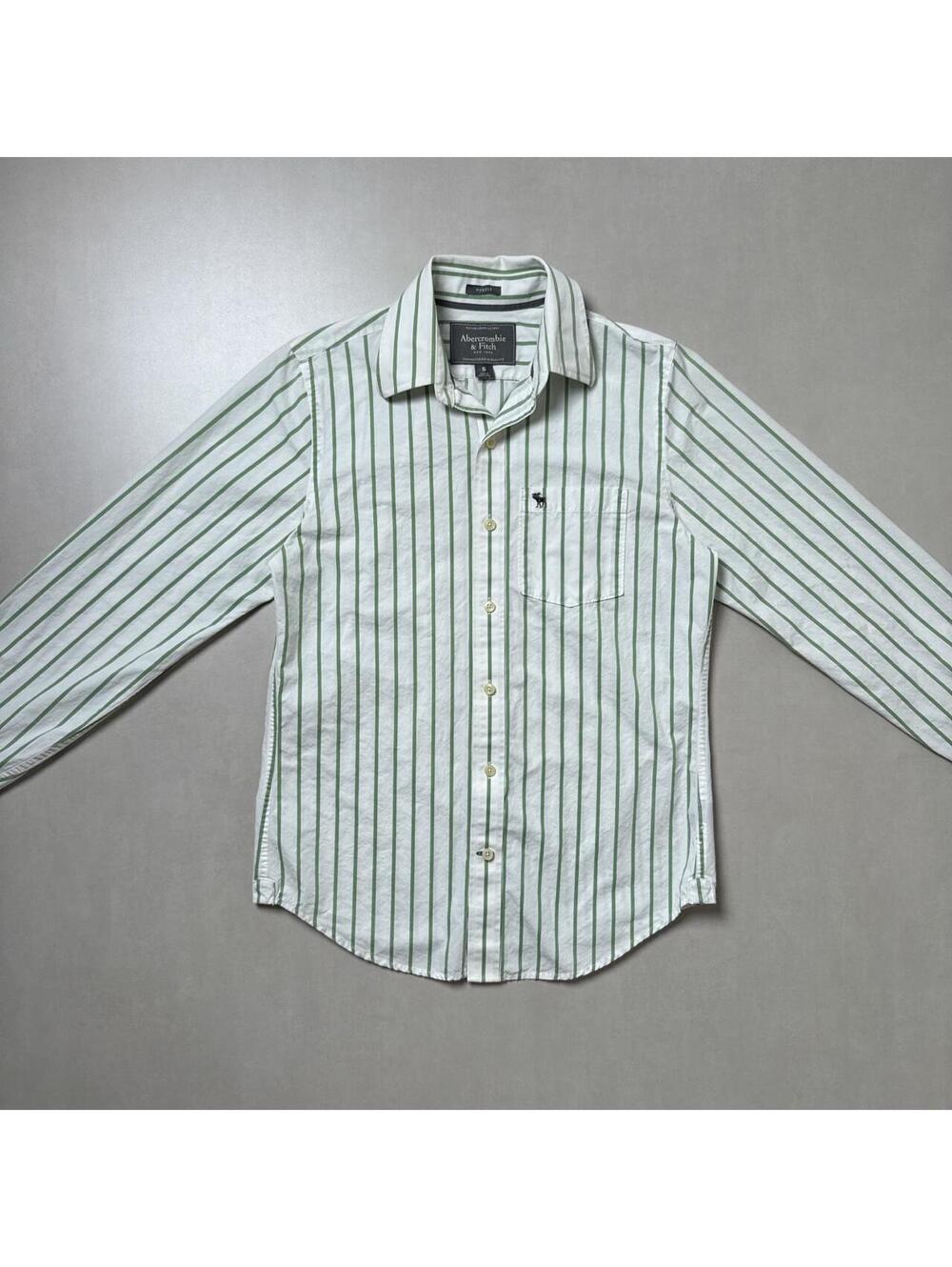 Y2K Abercrombie & Fitch Striped Long Sleeve Shirt